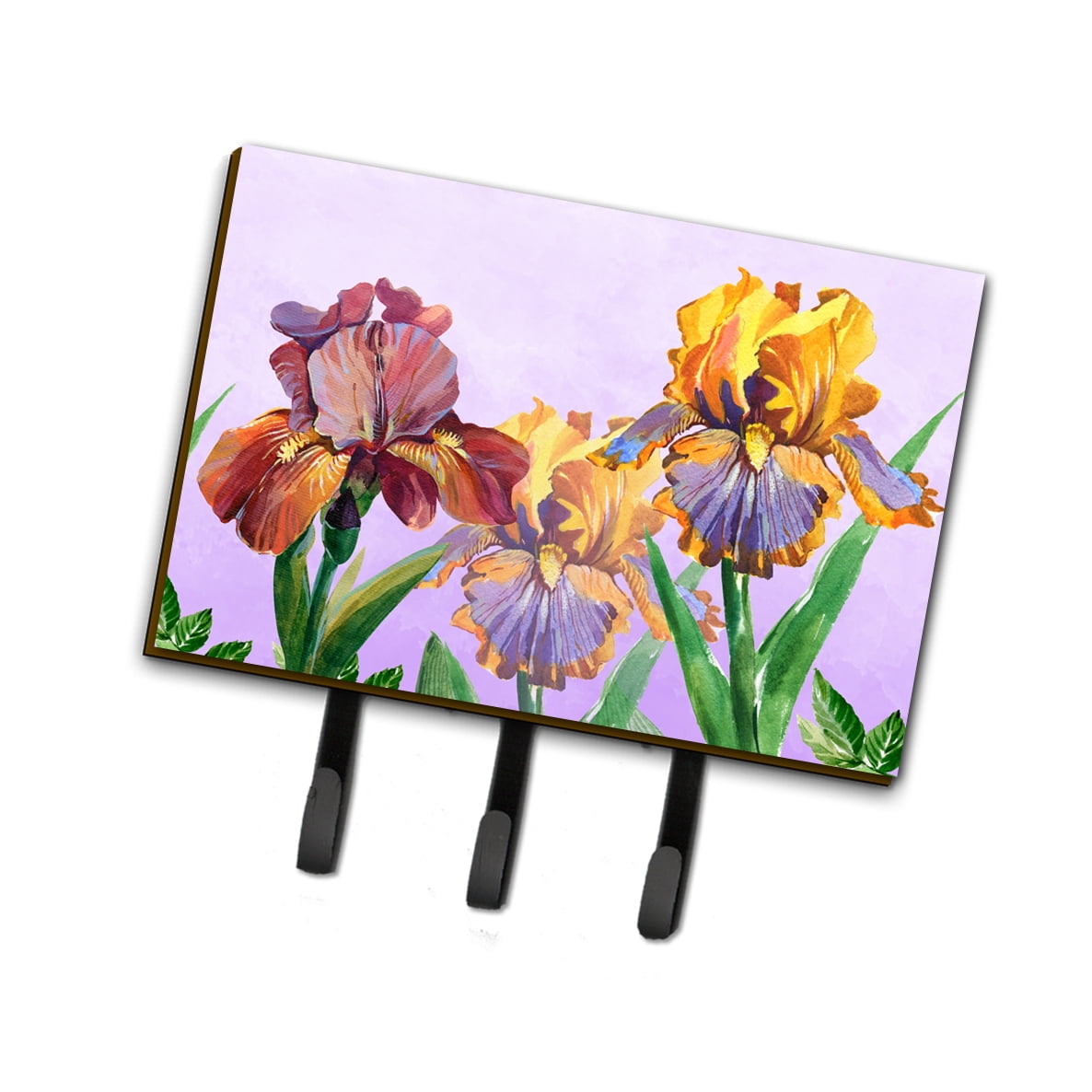 Purple & Yellow Iris Leash or Key Holder