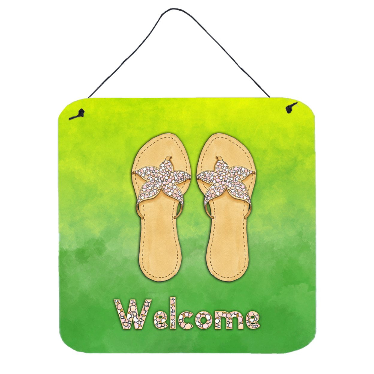 Flip Flops Welcome Wall or Door Hanging Prints