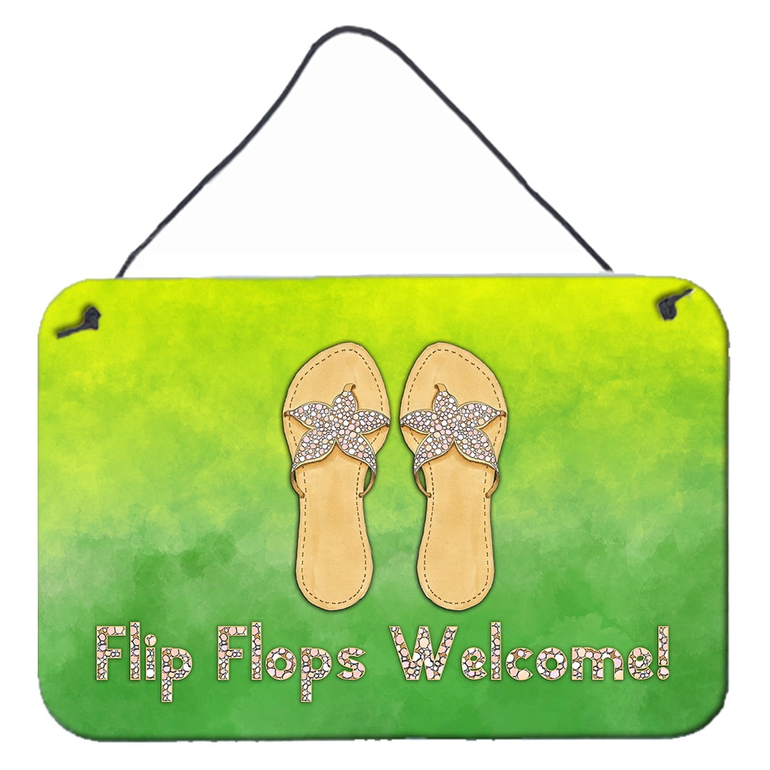 Flip Flops Welcome Wall or Door Hanging Prints
