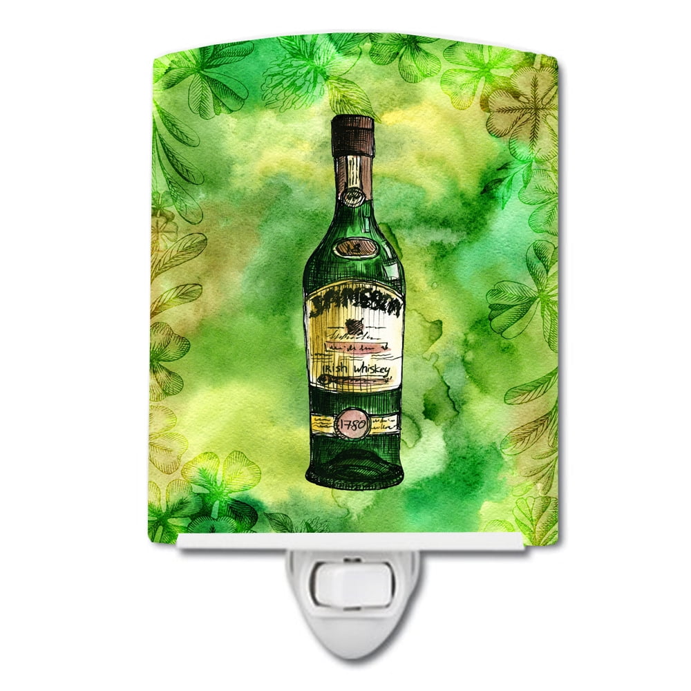 BB5765CNL Irish Whiskey Bottle Ceramic Night Light