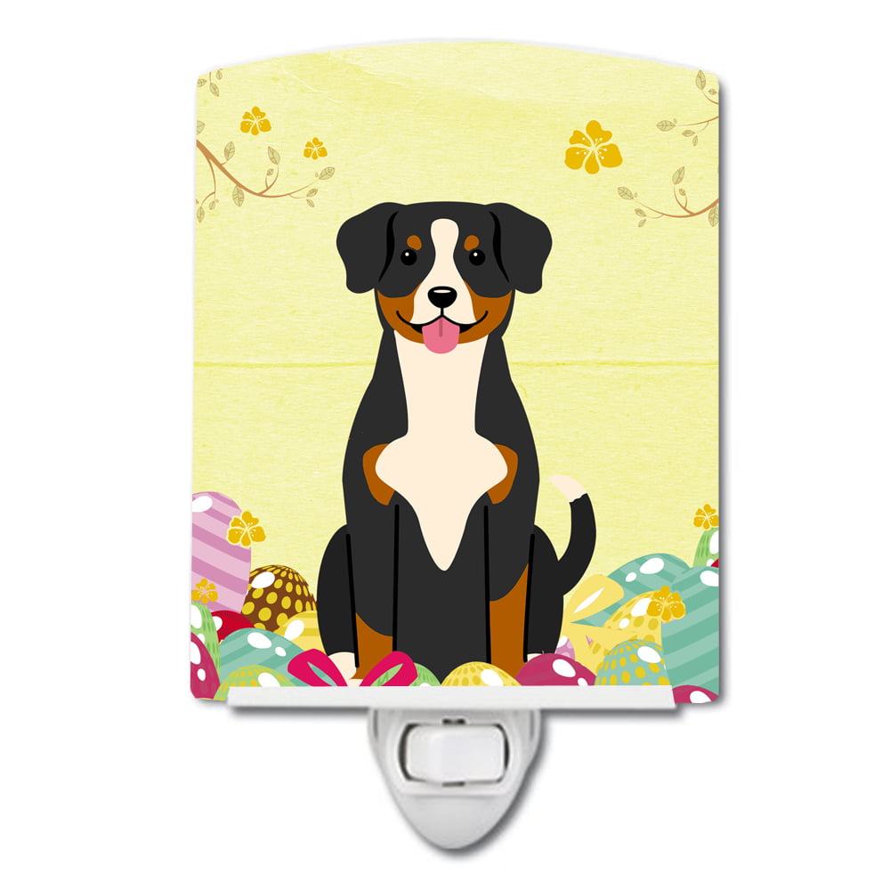 BB6038CNL Easter Eggs Entlebucher Ceramic Night Light