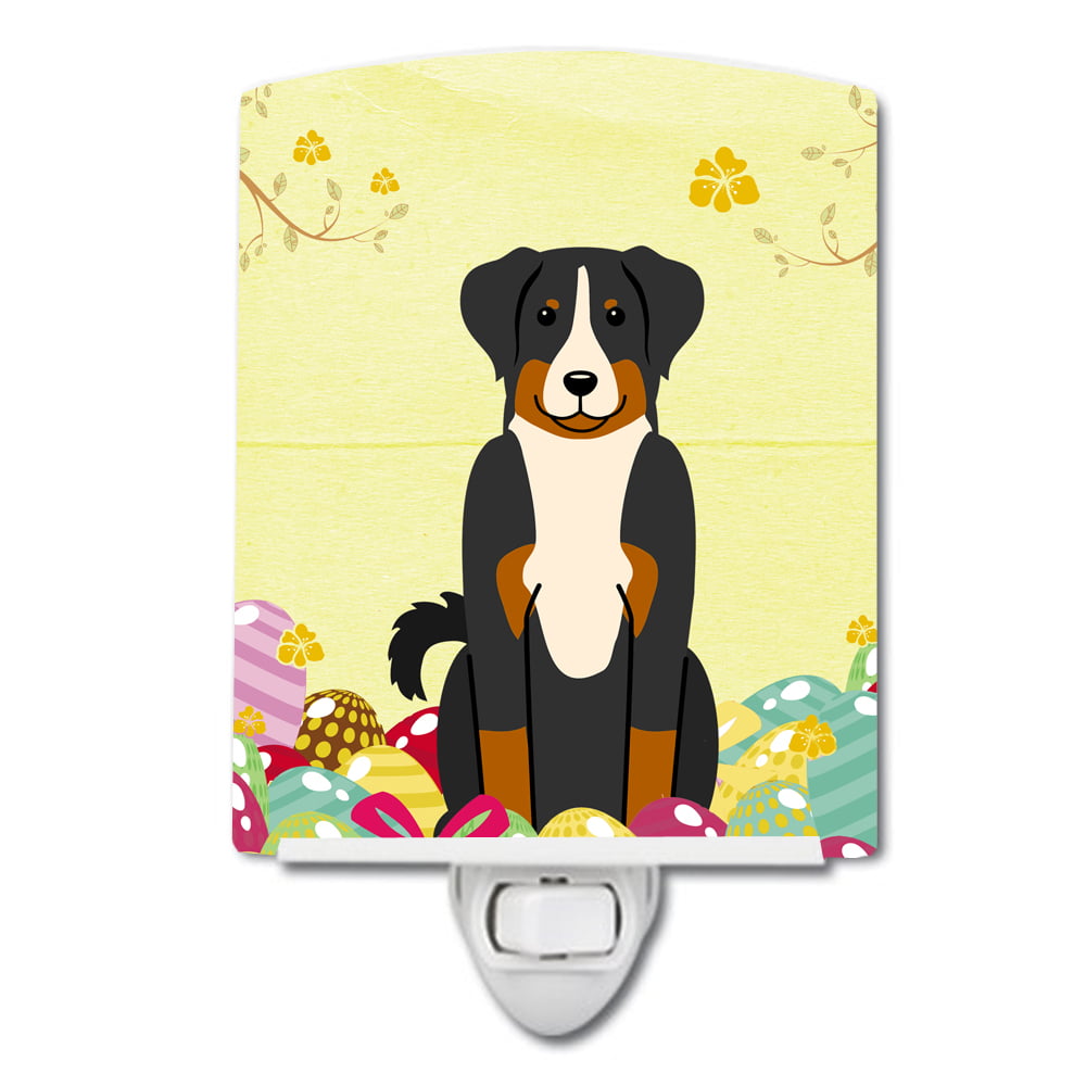 BB6043CNL Easter Eggs Appenzeller Sennenhund Ceramic Night Light