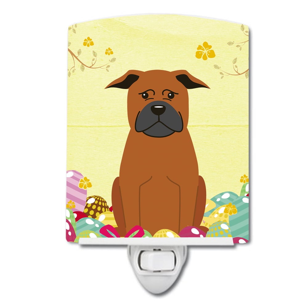 BB6111CNL Easter Eggs Chinese Chongqing Dog Ceramic Night Light