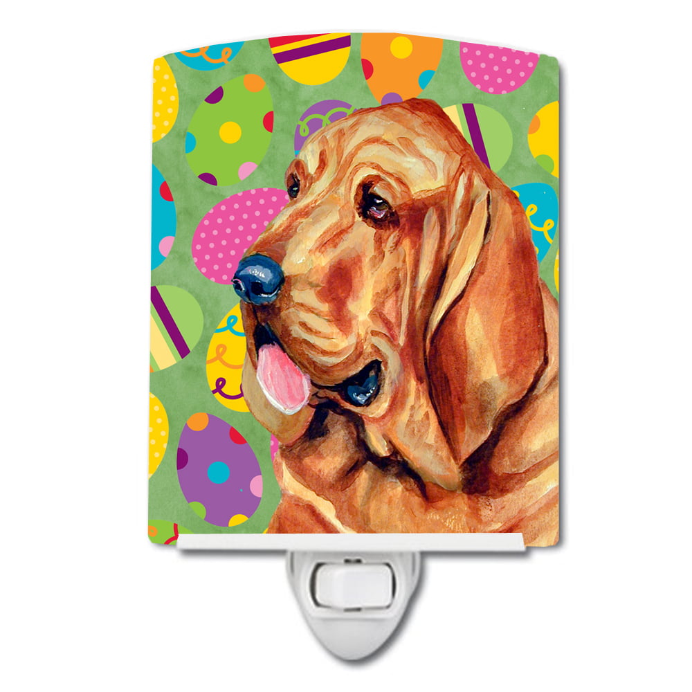 LH9421CNL Bloodhound Easter Eggtravaganza Ceramic Night Light