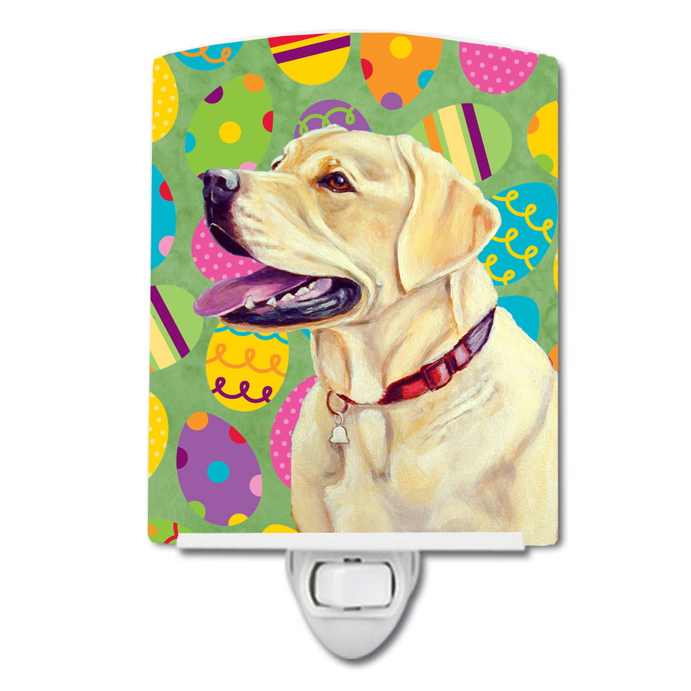 Labrador Easter Eggtravaganza Ceramic Night Light