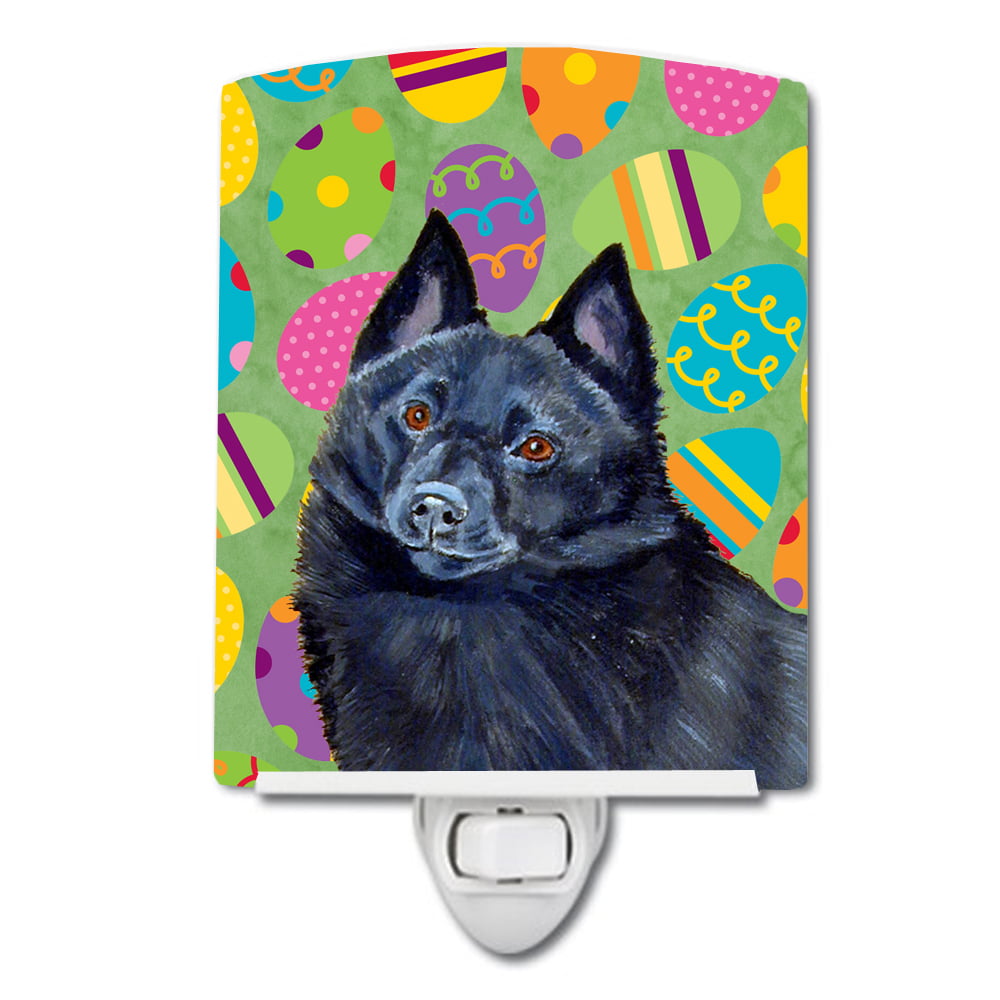 LH9429CNL Schipperke Easter Eggtravaganza Ceramic Night Light