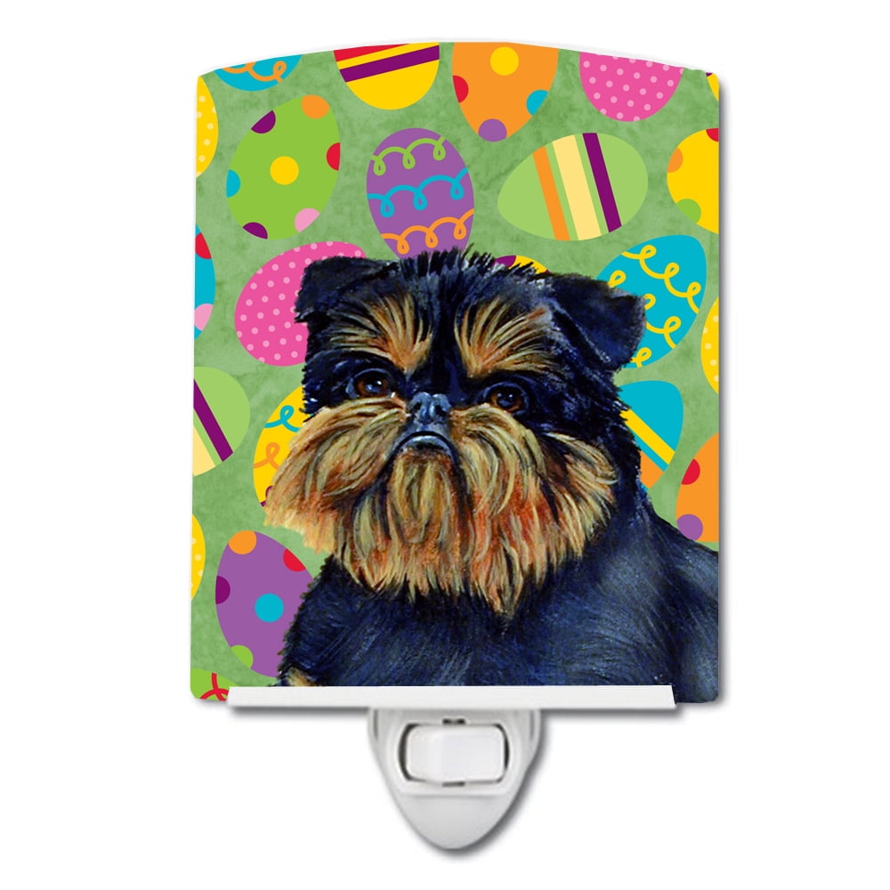 LH9433CNL Brussels Griffon Easter Eggtravaganza Ceramic Night Light