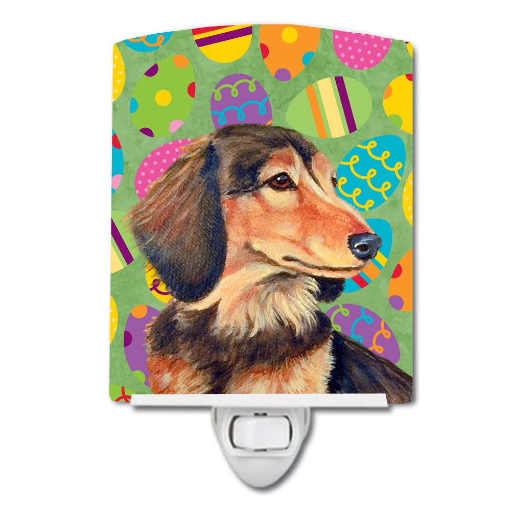 LH9436CNL Dachshund Easter Eggtravaganza Ceramic Night Light