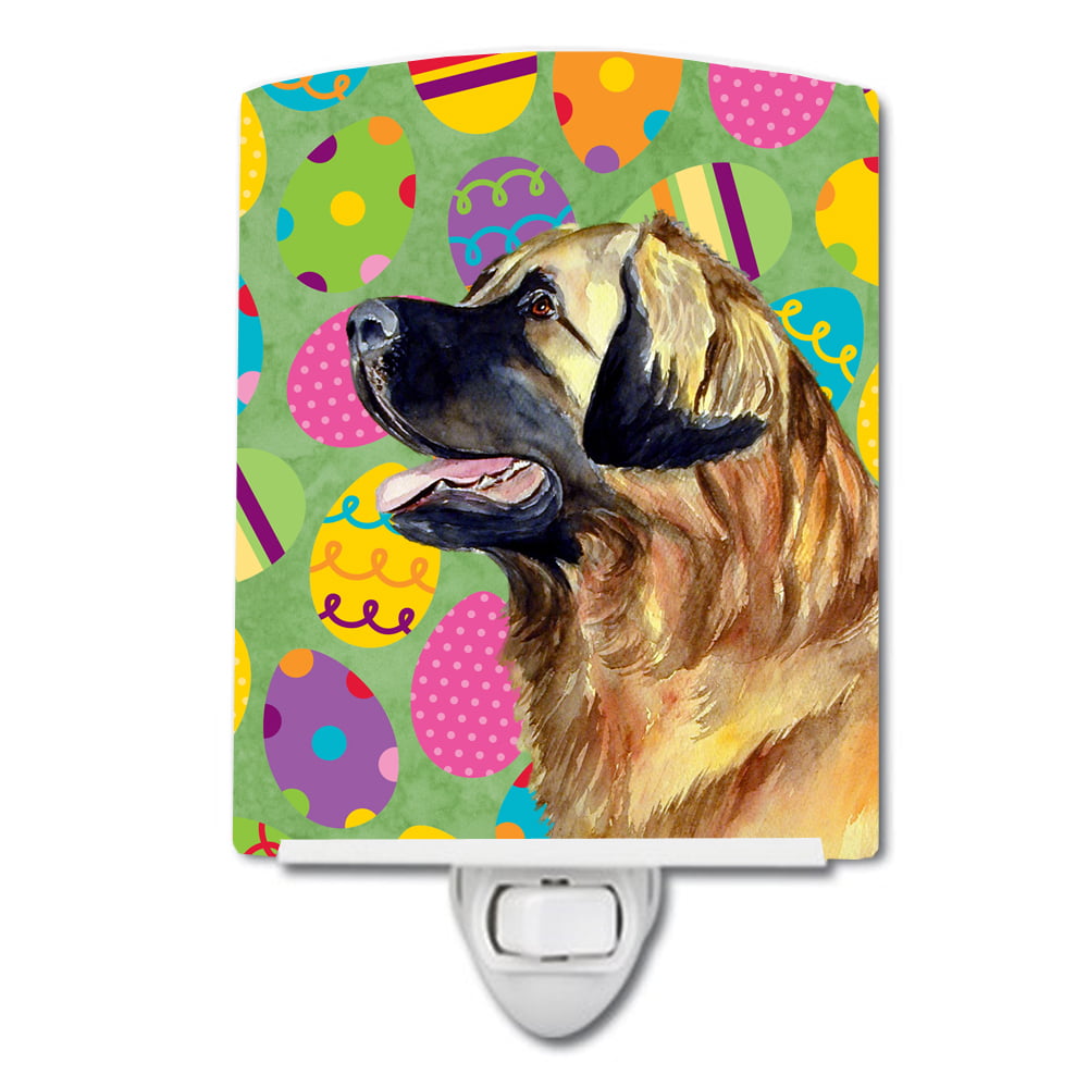 LH9438CNL Leonberger Easter Eggtravaganza Ceramic Night Light