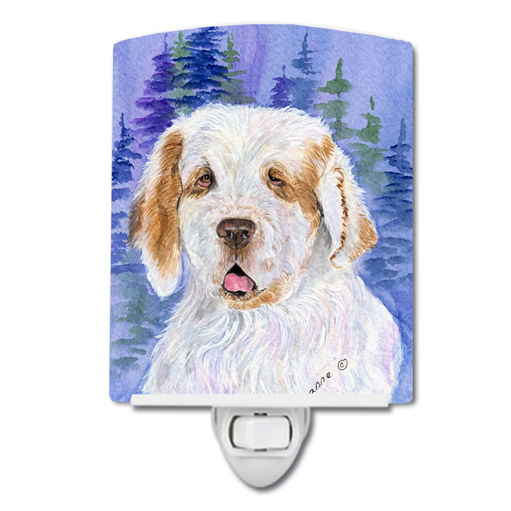 Clumber Spaniel Ceramic Night Light