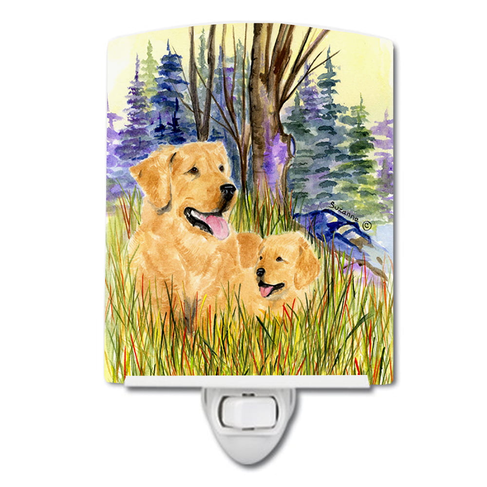 Golden Retriever Ceramic Night Light
