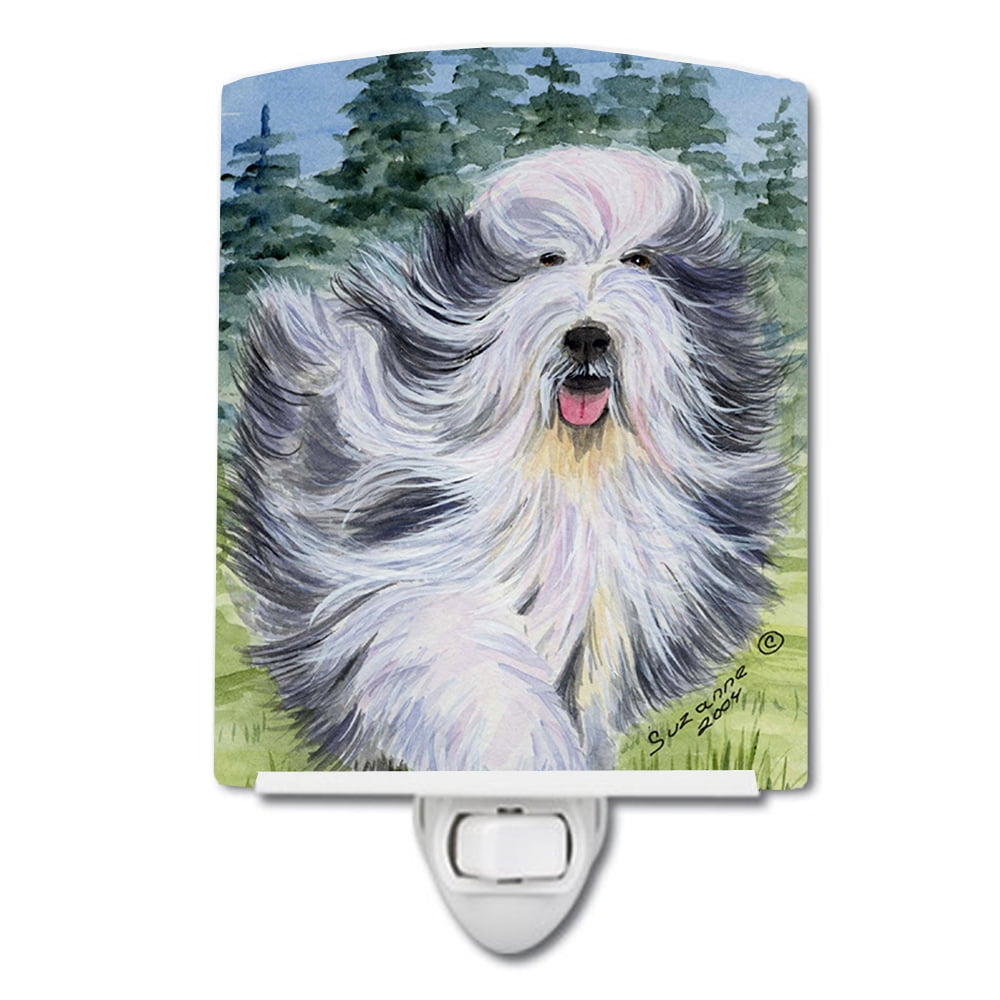 Bearded Collie Ceramic Night Light