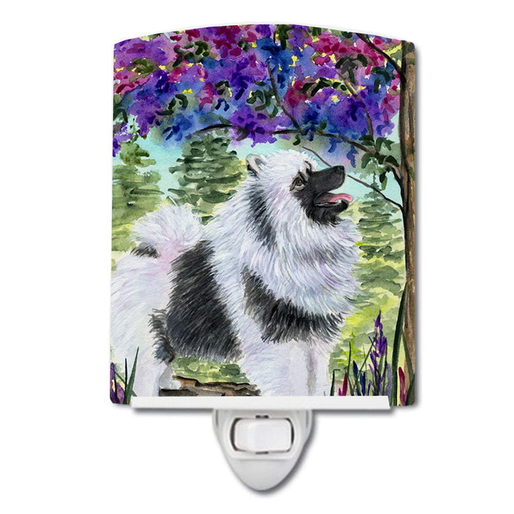 SS8063CNL Keeshond Ceramic Night Light
