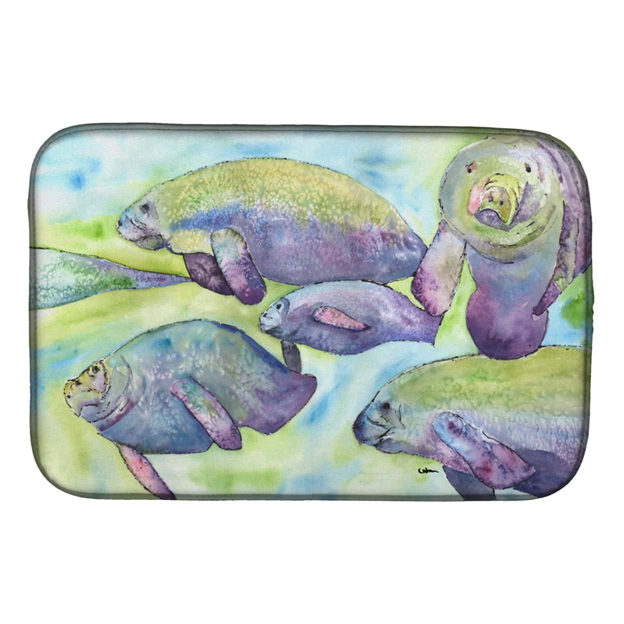 8544DDM Manatee Dish Drying Mat