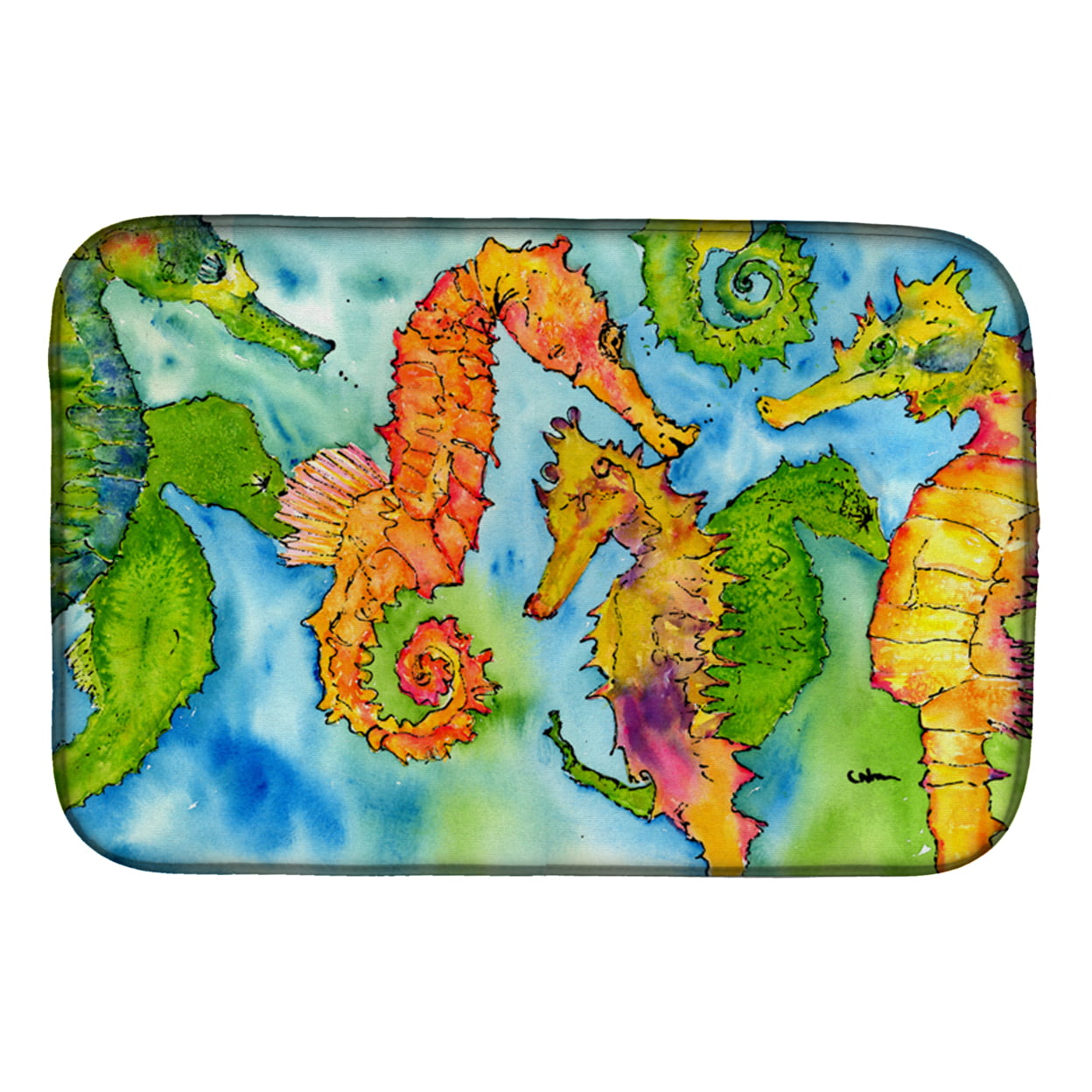 8546DDM Seahorse Dish Drying Mat