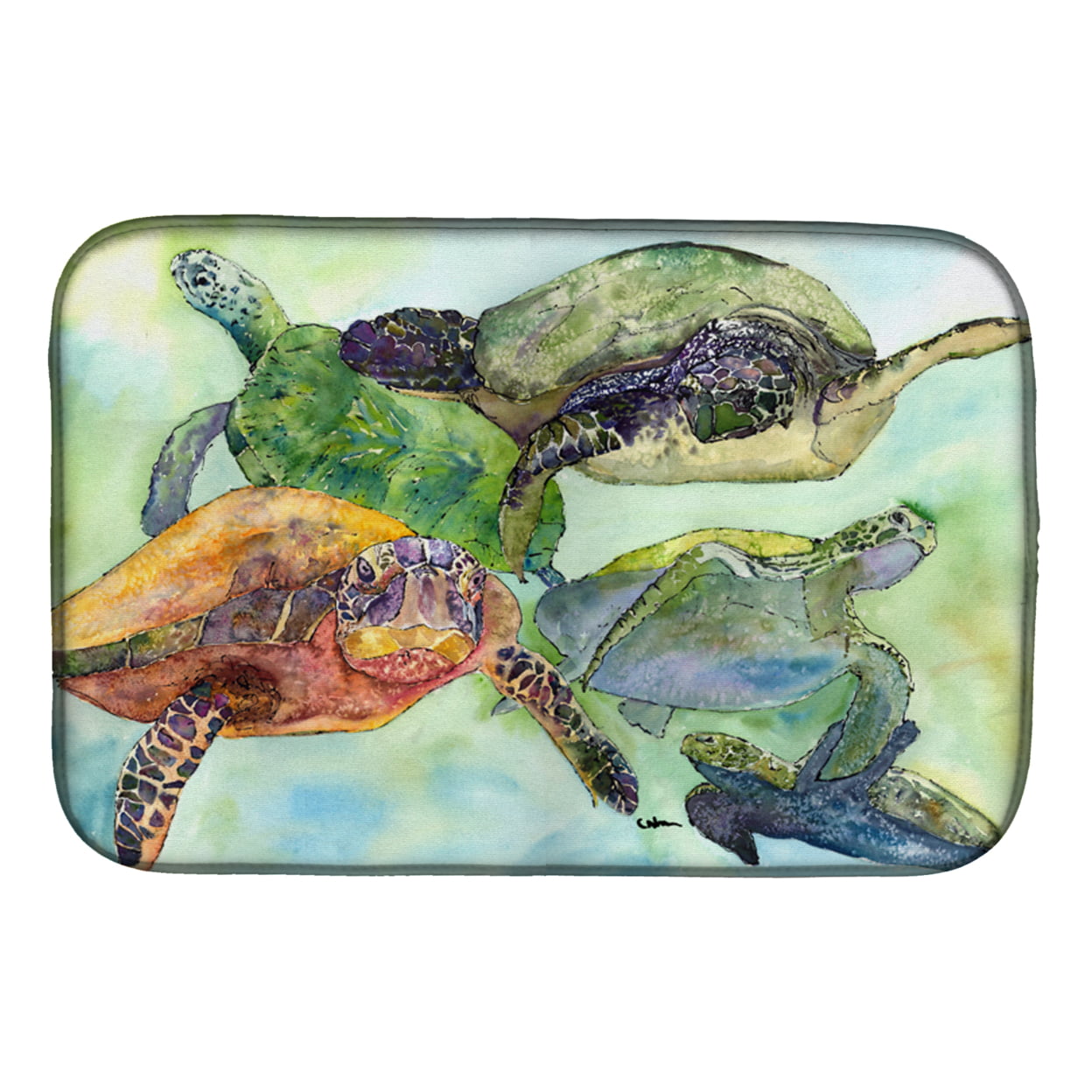 8549DDM Turtle Dish Drying Mat