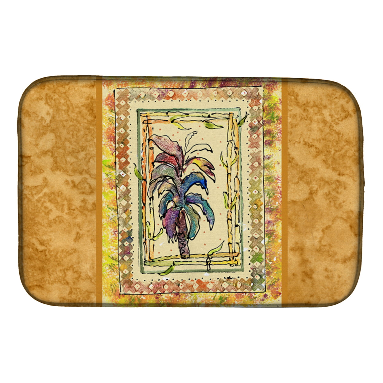 8615DDM Palm Tree Dish Drying Mat