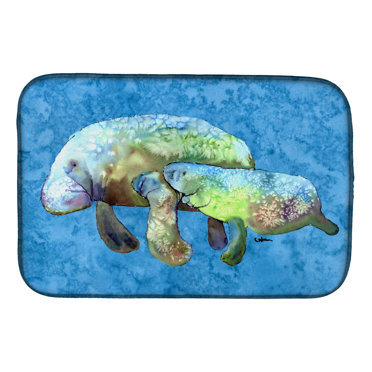 8660DDM Manatee Dish Drying Mat