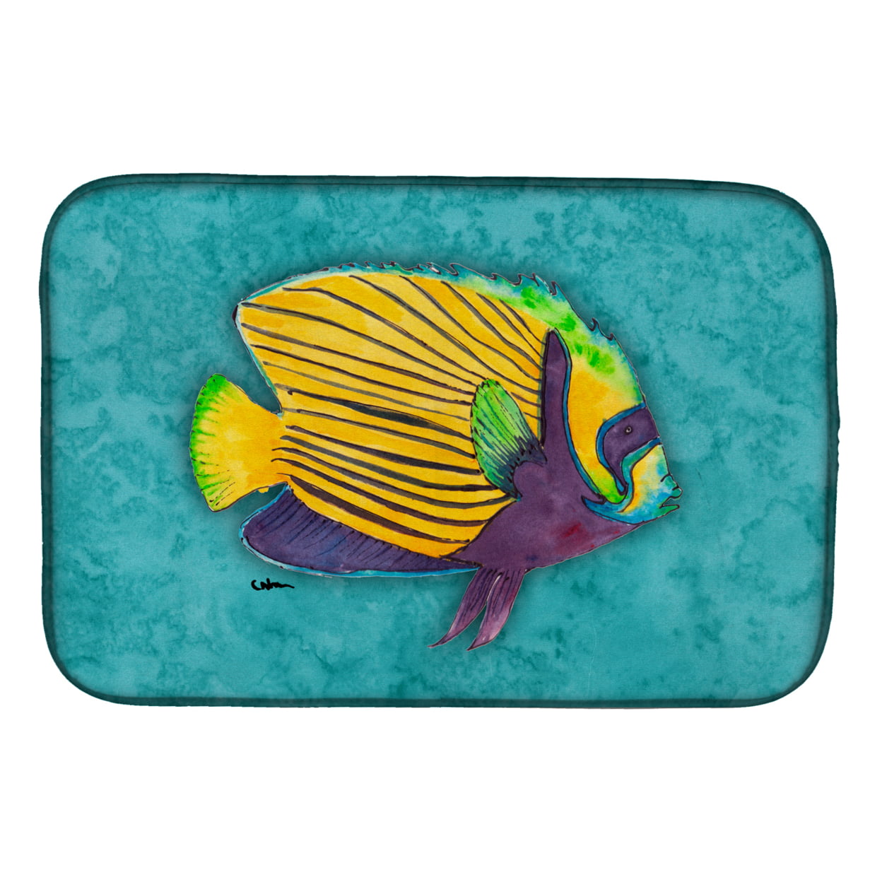 8674DDM Tropical Fish Dish Drying Mat