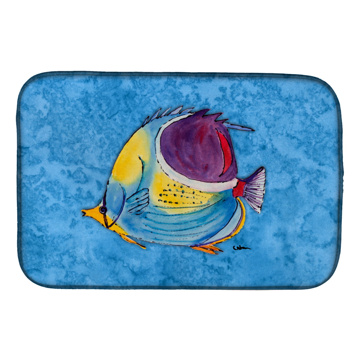 8676DDM Tropical Fish Dish Drying Mat