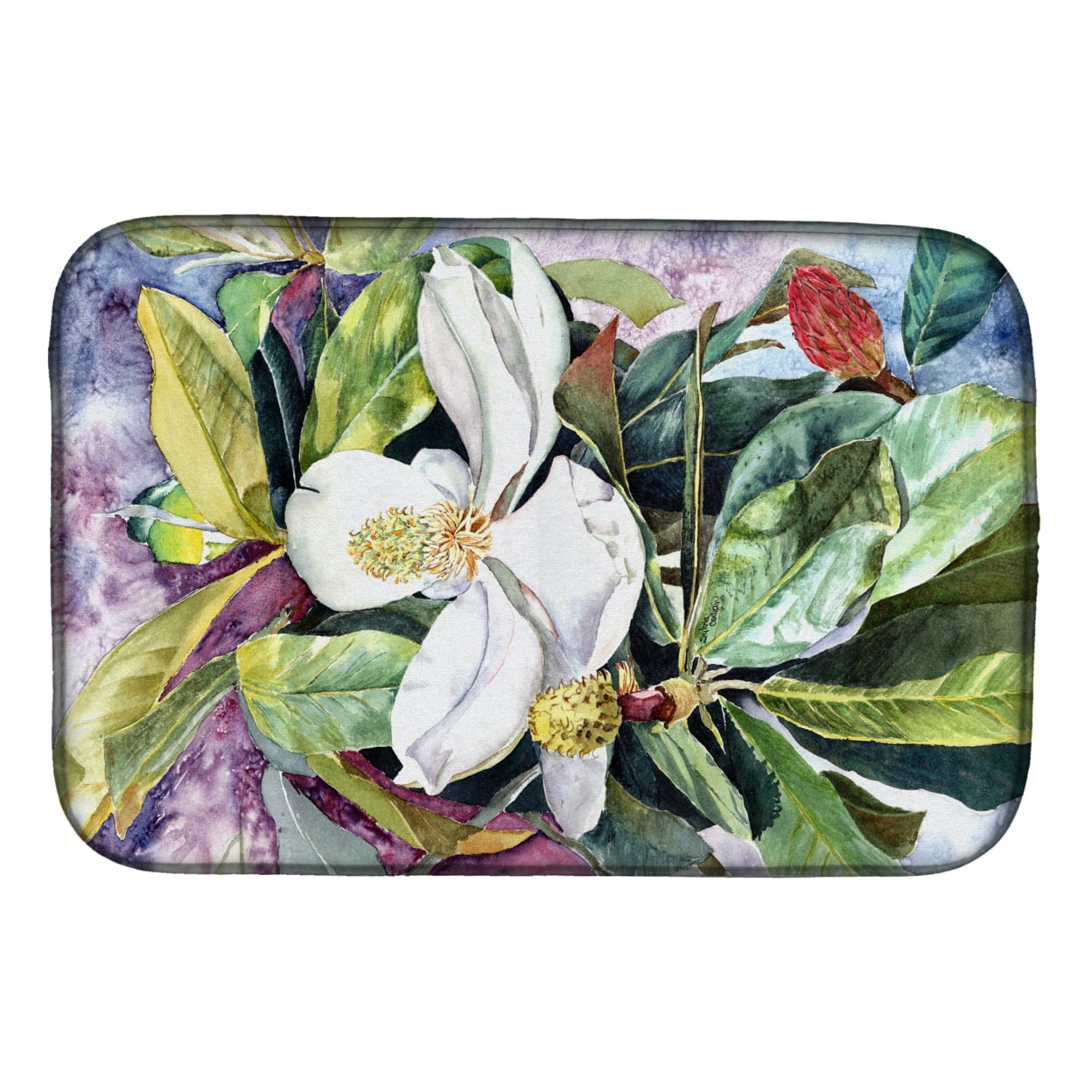 8700DDM Magnolia Dish Drying Mat
