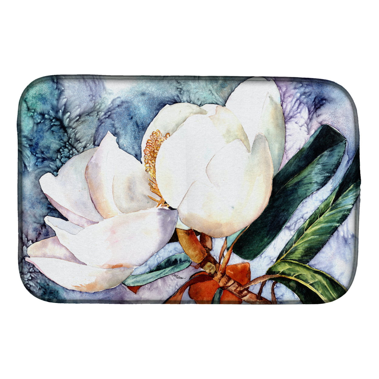 8701DDM Magnolia Dish Drying Mat