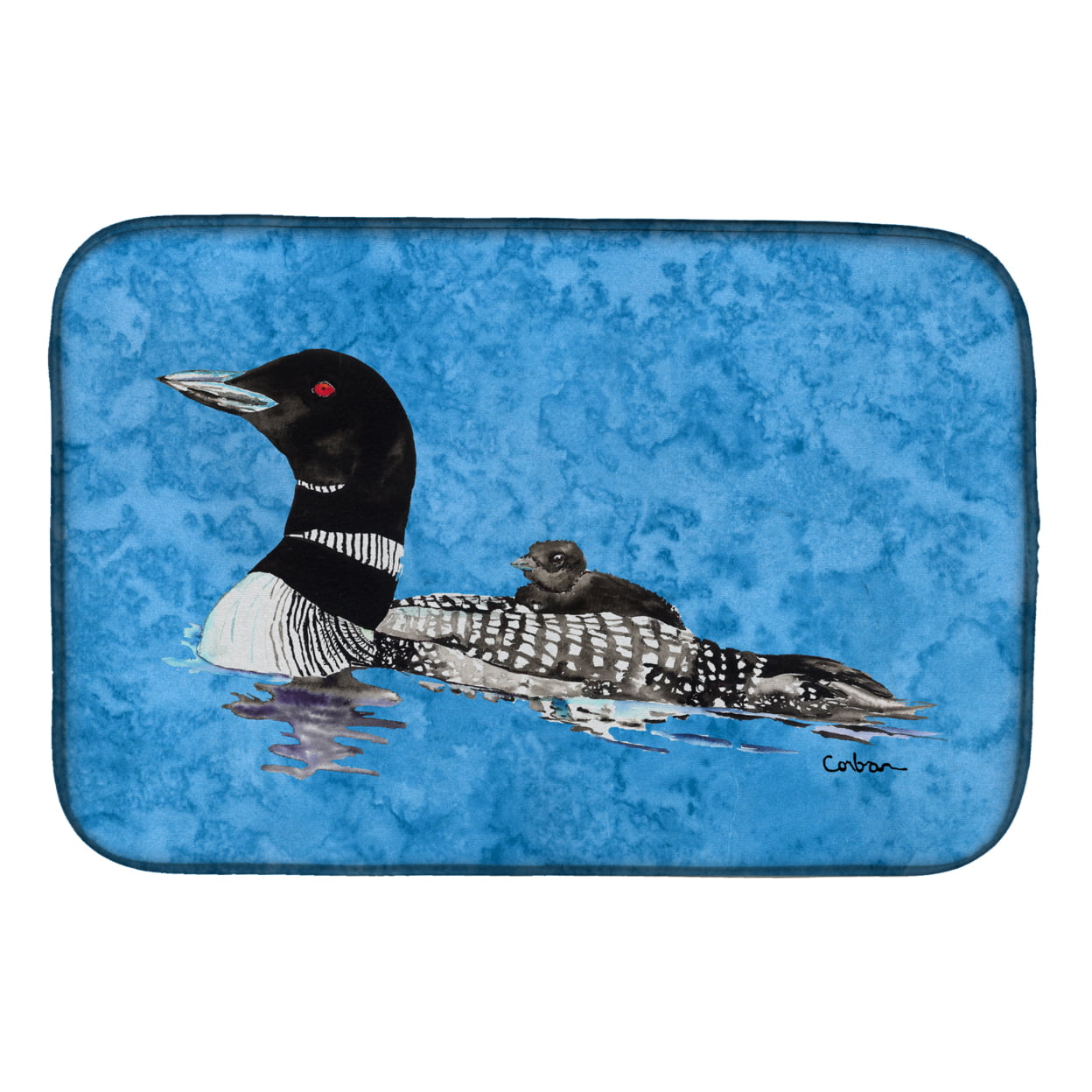 8718DDM Momma & Baby Loon Dish Drying Mat