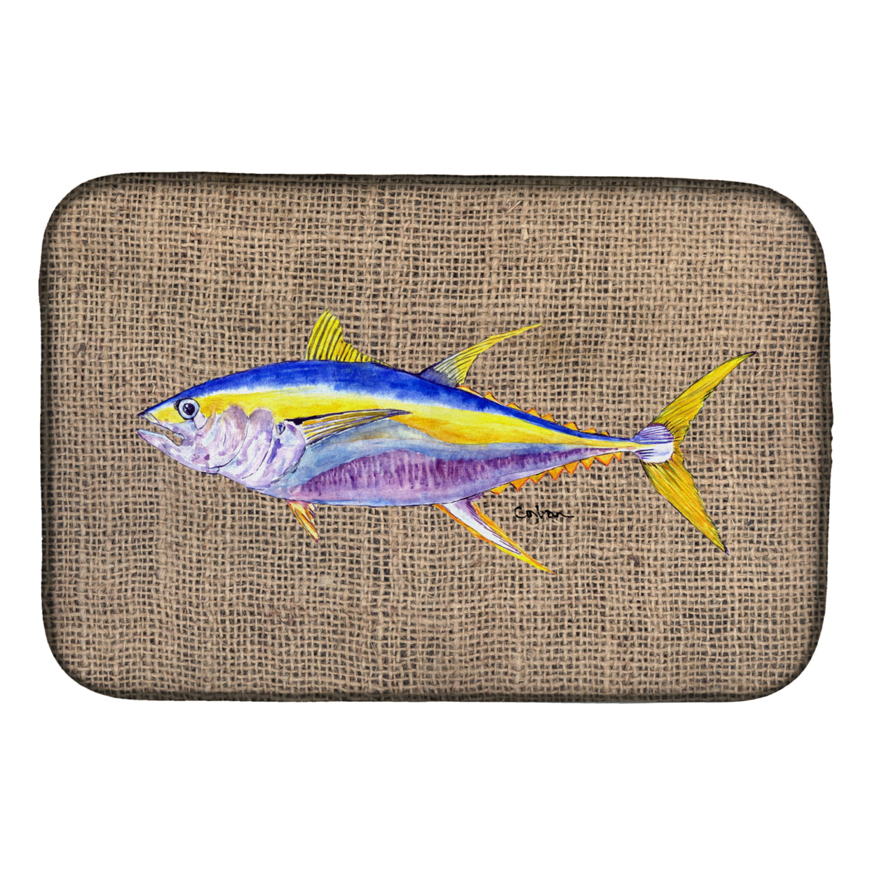 8771DDM Fish - Tuna Dish Drying Mat