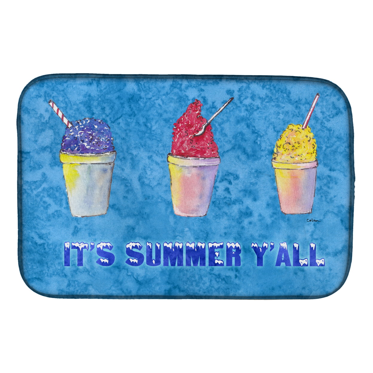 8779DDM Snowballs & Snowcones Dish Drying Mat