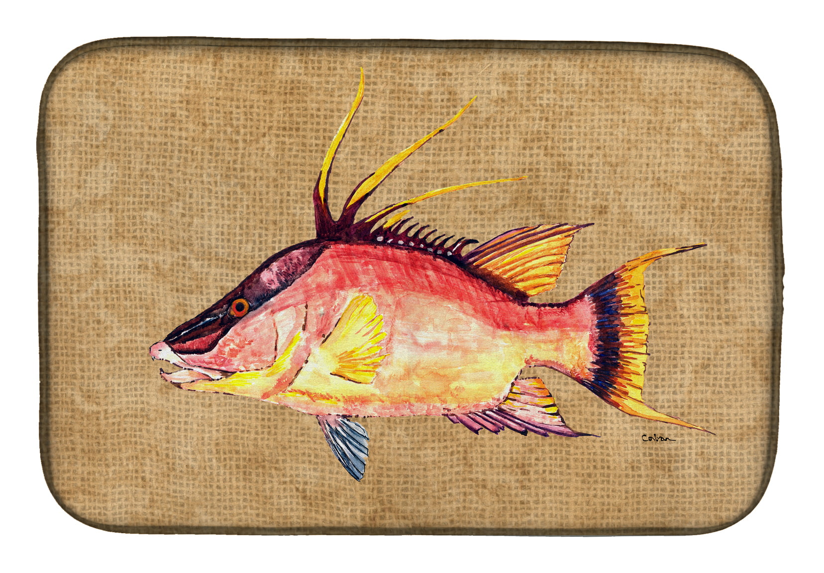 8803DDM Hog Snapper Dish Drying Mat