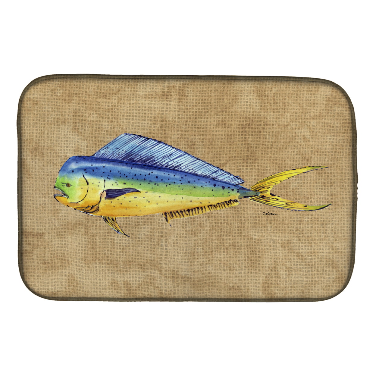 8810DDM Dolphin Mahi Mahi Dish Drying Mat
