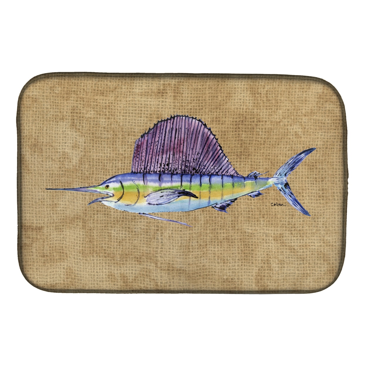 8813DDM Swordfish Dish Drying Mat