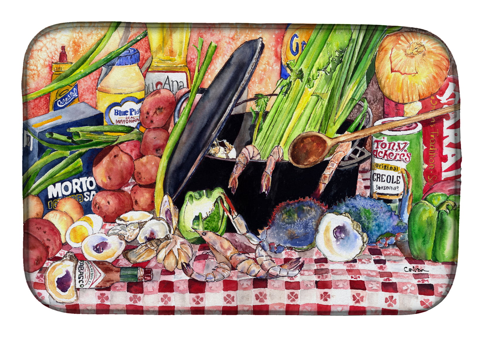 Gumbo & Potato Salad Dish Drying Mat
