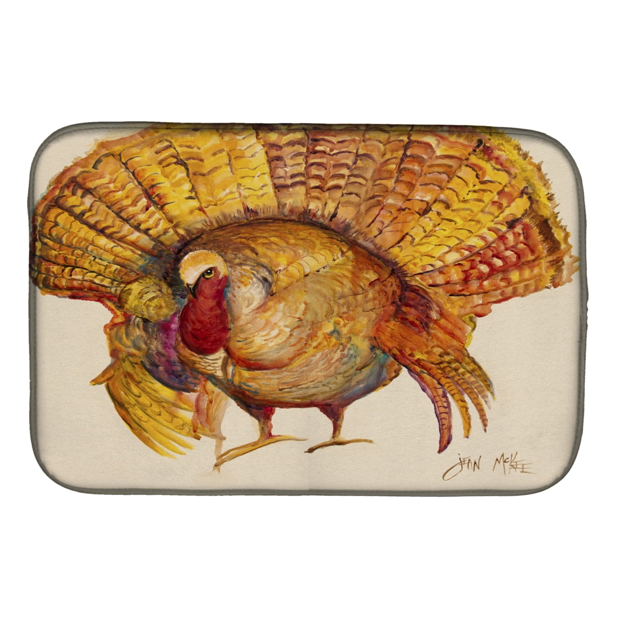 Picture of Carolines Treasures JMK1023DDM Turkey Dish Drying Mat