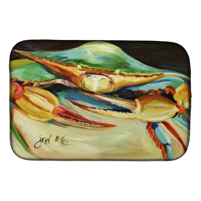 Picture of Carolines Treasures JMK1095DDM Blue Crab Dish Drying Mat