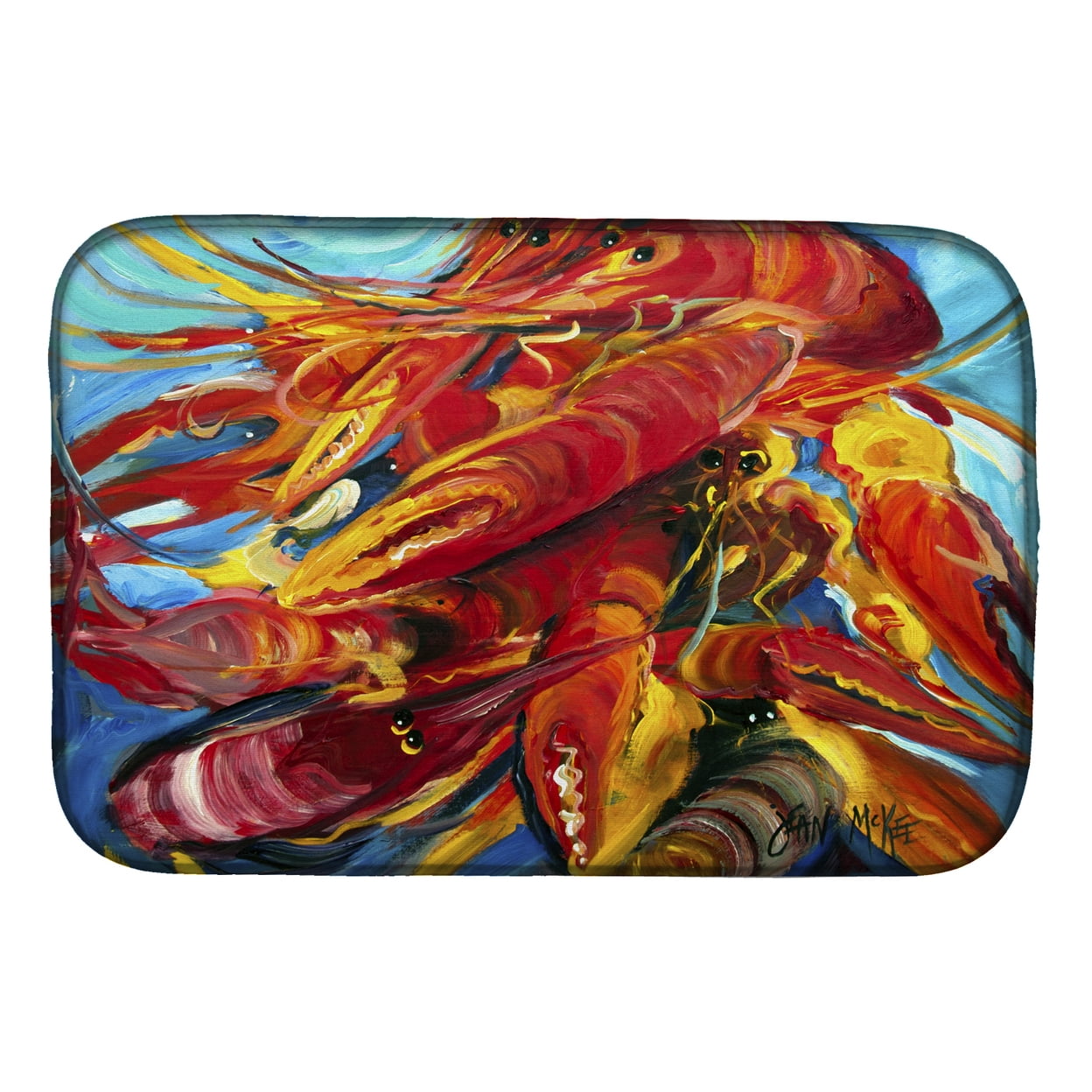 Picture of Carolines Treasures JMK1117DDM Crawfish Dish Drying Mat