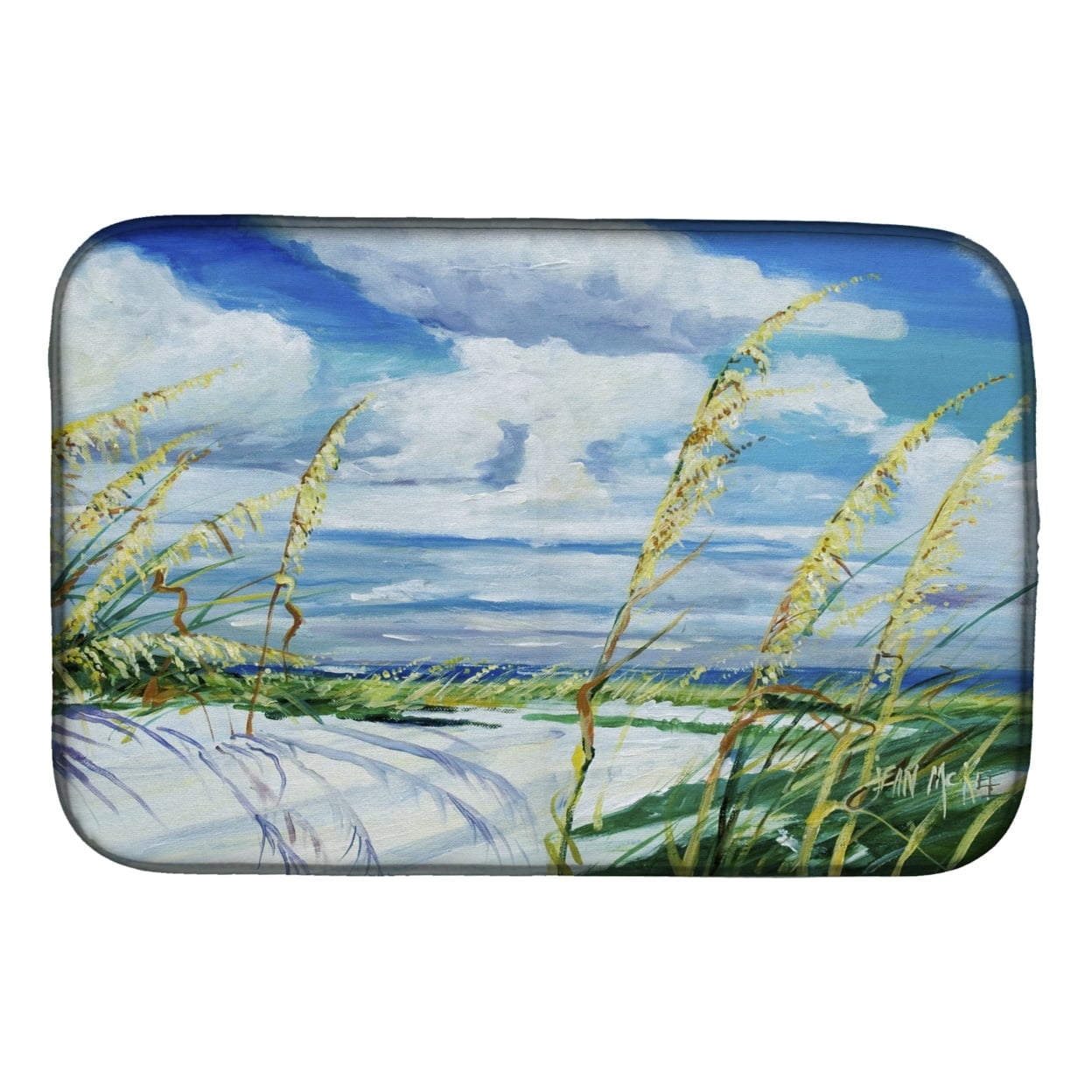 Picture of Carolines Treasures JMK1123DDM Sea Oats Dish Drying Mat