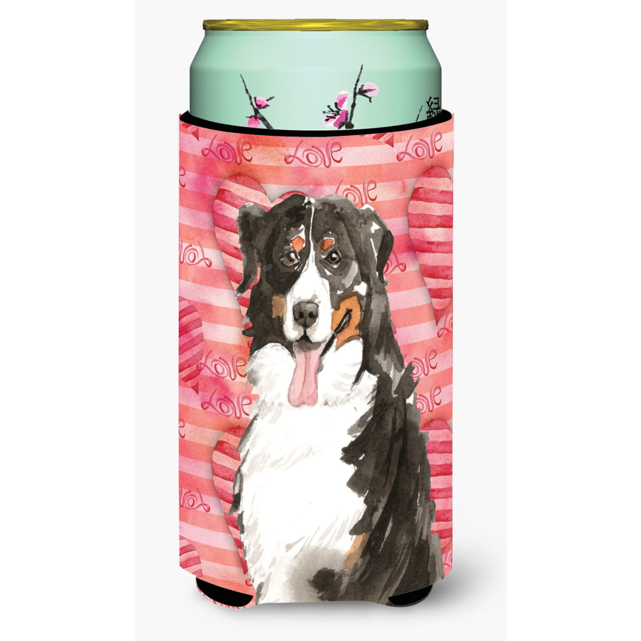 Love a Bernese Mountain Dog Tall Boy Beverage Insulator Hugger