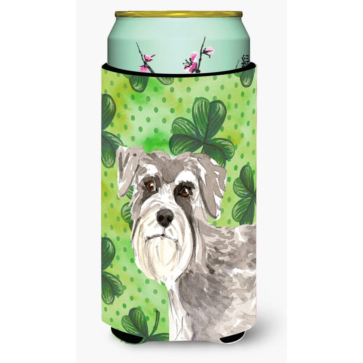 Shamrocks Schnauzer No.1 Tall Boy Beverage Insulator Hugger