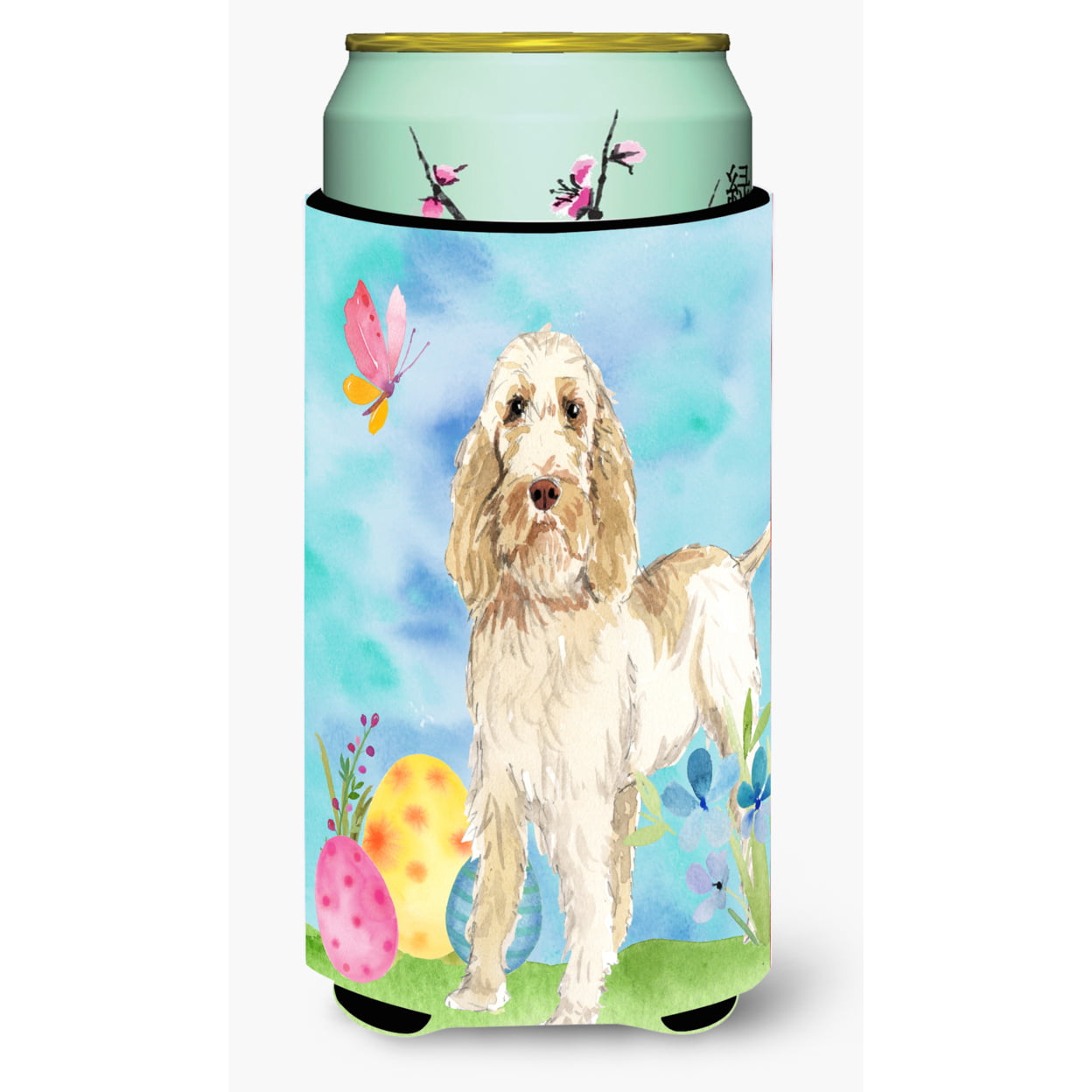 CK1897TBC Easter Eggs Spinone Italiano Tall Boy Beverage Insulator Hugger