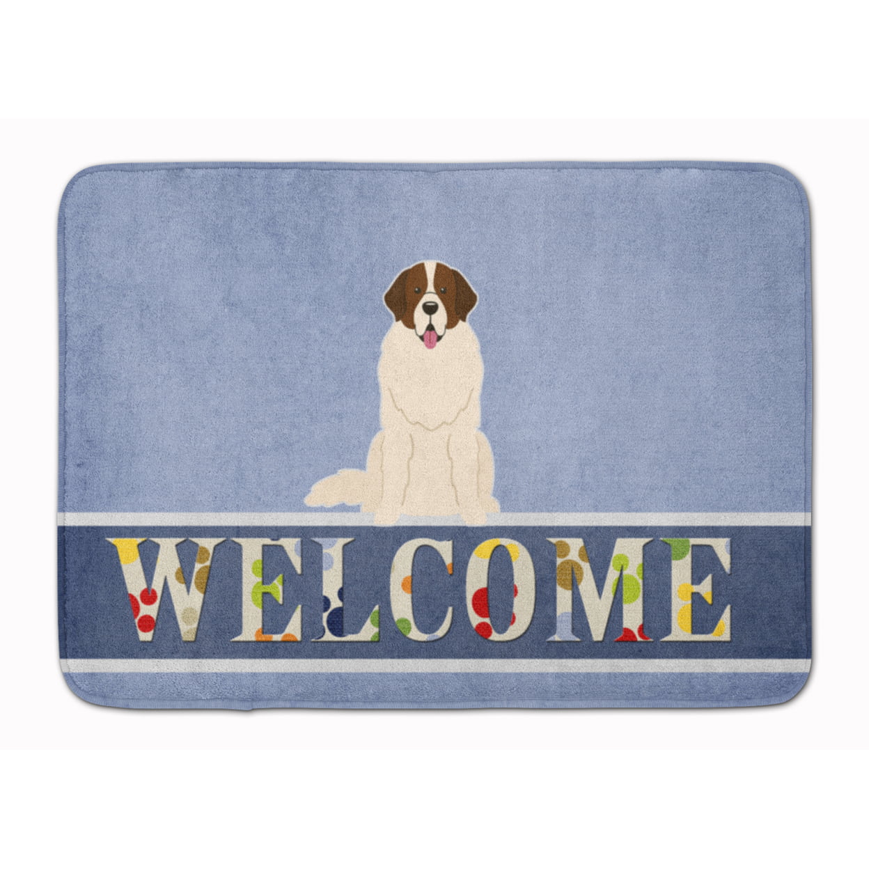 BB5608RUG Moscow Watchdog Welcome Machine Washable Memory Foam Mat