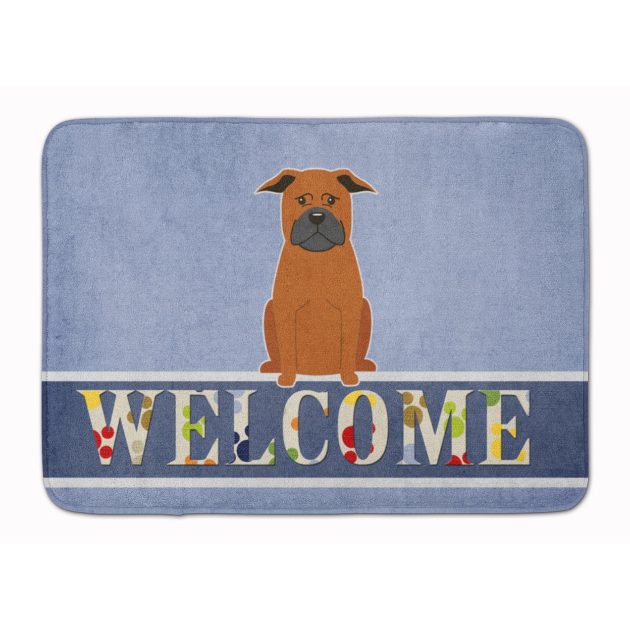 Chinese Chongqing Dog Welcome Machine Washable Memory Foam Mat