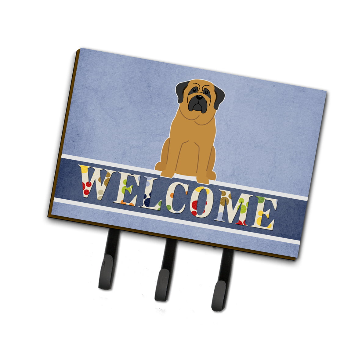 BB5599TH68 Mastiff Welcome Leash or Key Holder