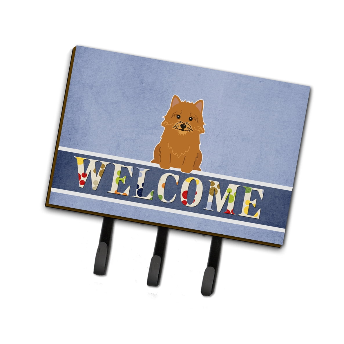 BB5601TH68 Norwich Terrier Welcome Leash or Key Holder