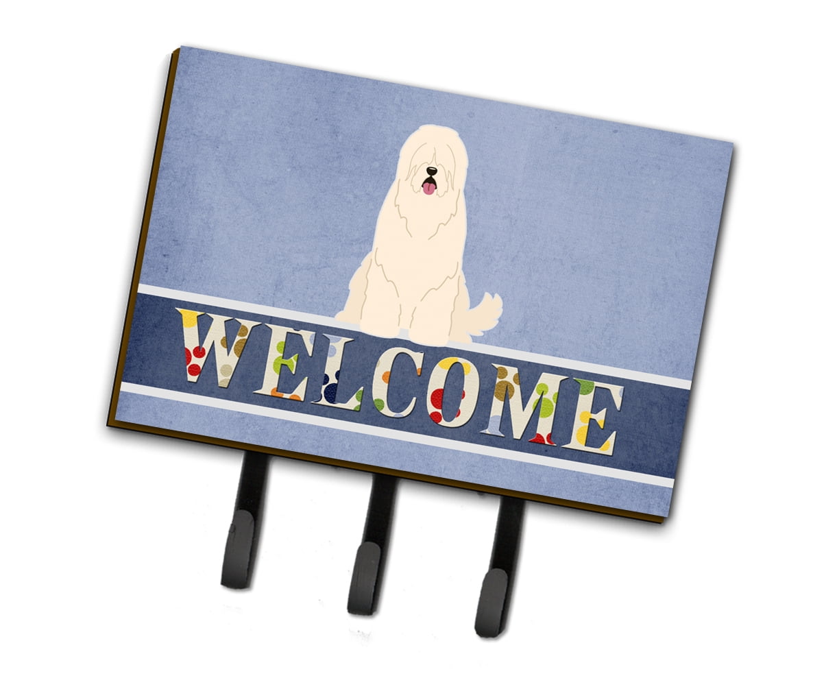 South Russian Sheepdog Welcome Leash or Key Holder
