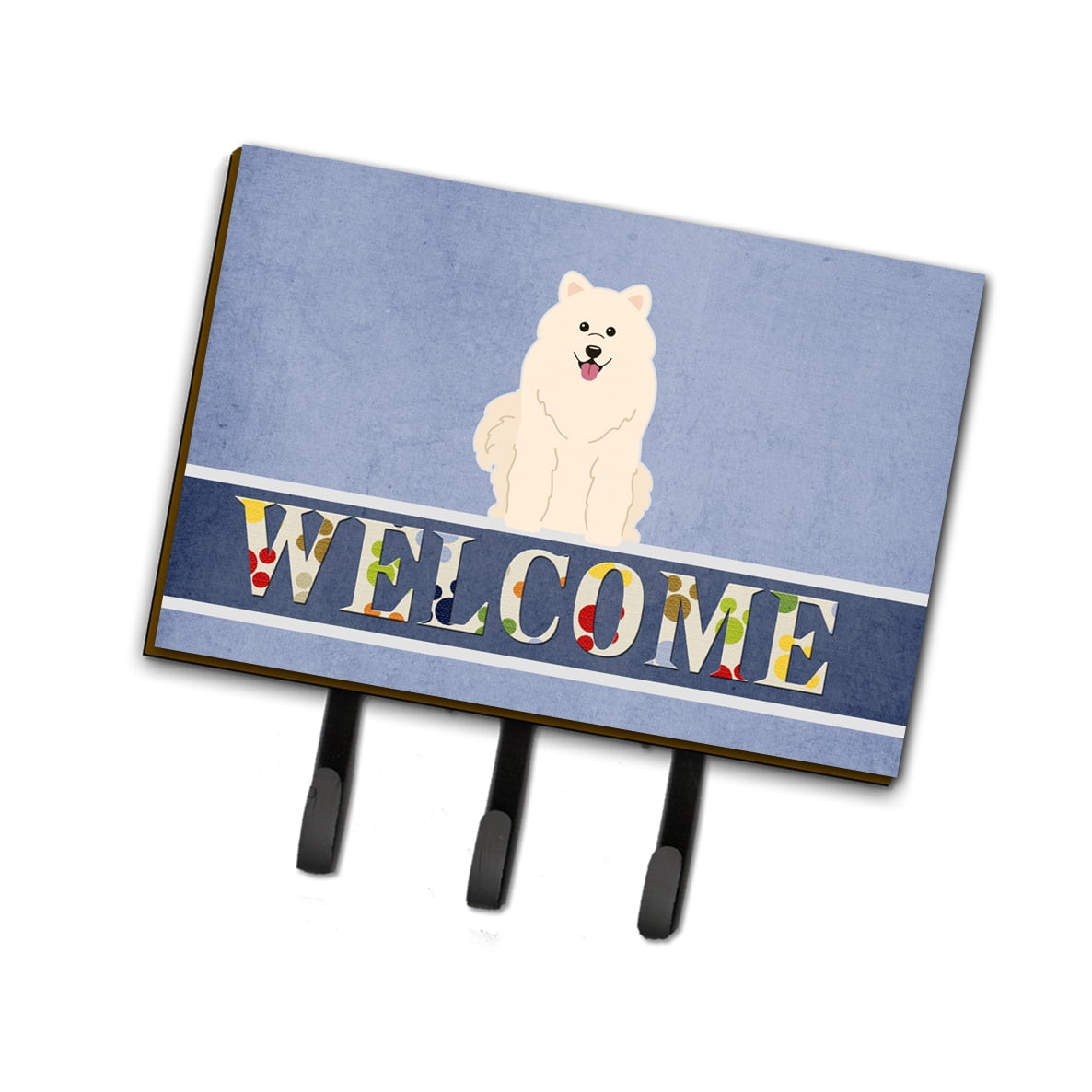 BB5611TH68 Samoyed Welcome Leash or Key Holder