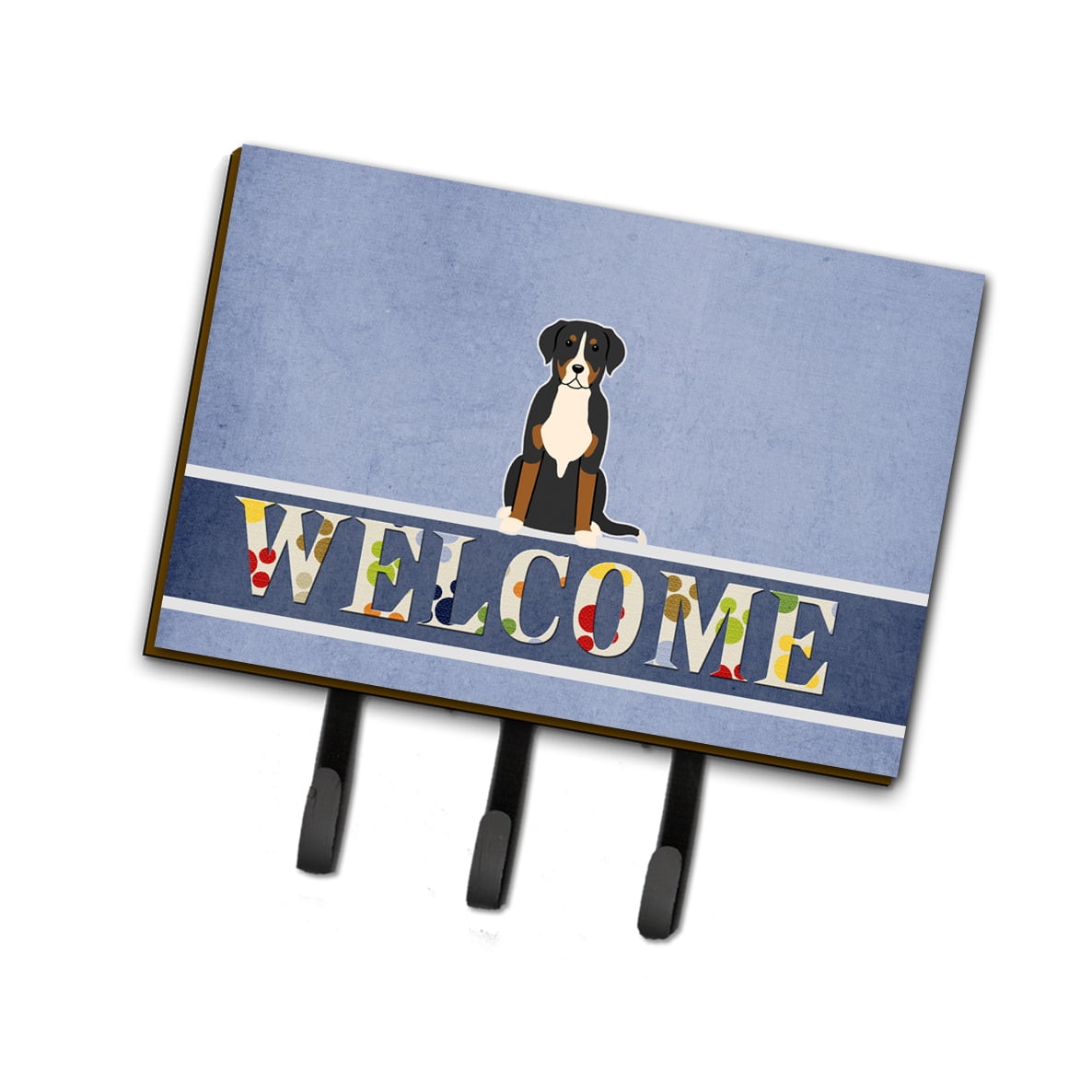 Greater Swiss Mountain Dog Welcome Leash or Key Holder