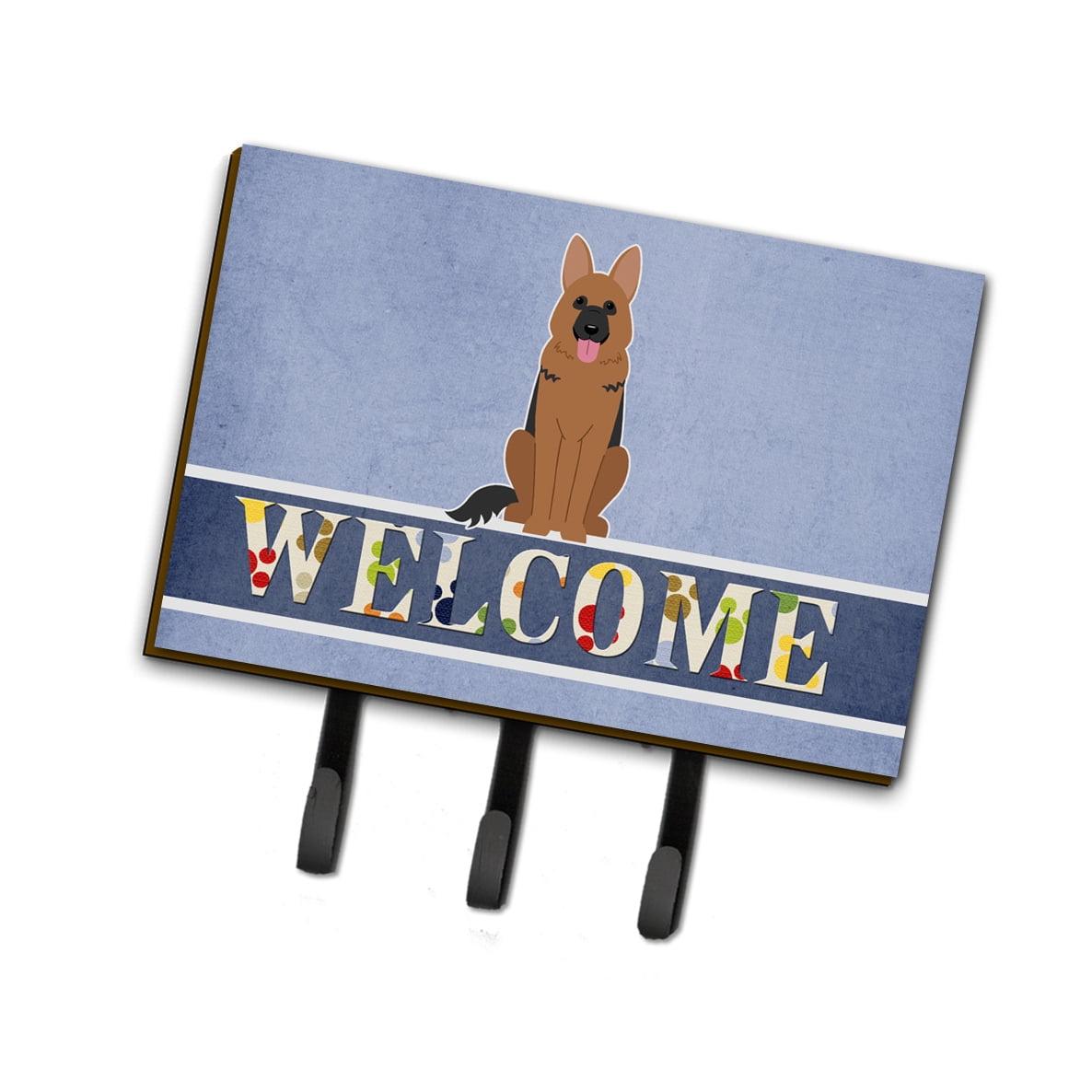 BB5648TH68 German Shepherd Welcome Leash or Key Holder