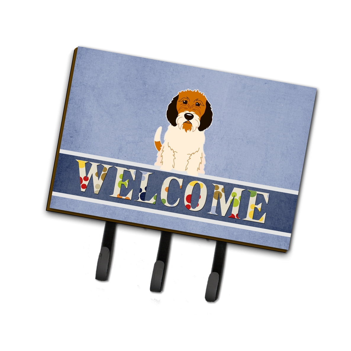 Petit Basset Griffon Veenden Welcome Leash or Key Holder