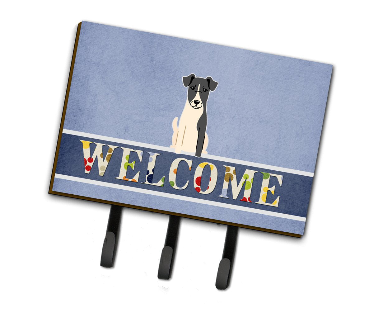 BB5679TH68 Smooth Fox Terrier Welcome Leash or Key Holder